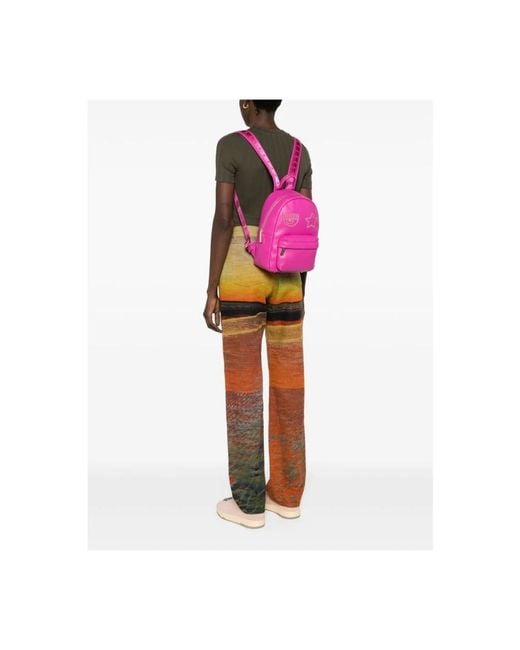 Chiara Ferragni Pink Backpacks