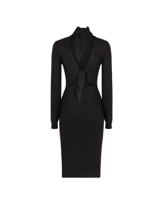 Givenchy Black Midi Dresses