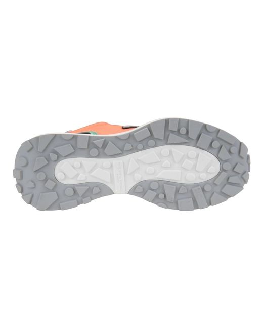 Philippe Model Blue Schnürschuhe Für Damen Aus Wildleder Und Leder
