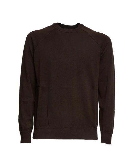 FILIPPO DE LAURENTIIS Brown Round-Neck Knitwear for men