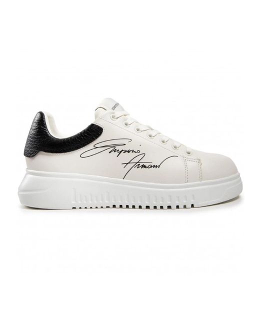Emporio Armani White Sneakers for men