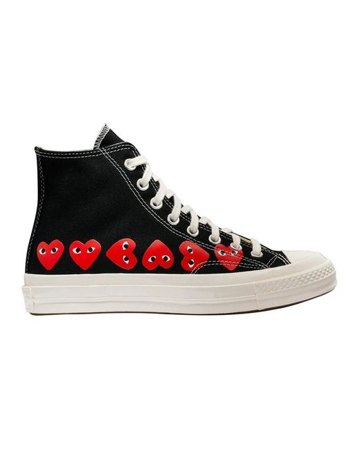 COMME DES GARÇONS PLAY Black Sneakers for men