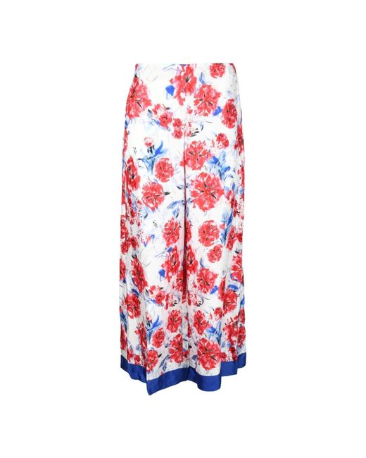Semicouture Red Maxi Skirts