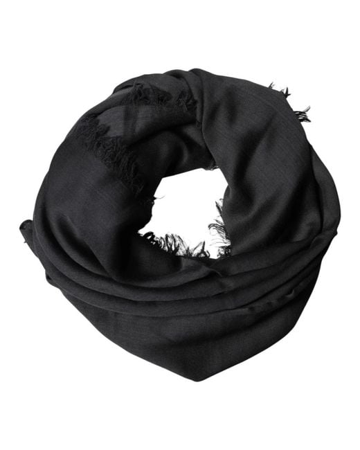Dolce & Gabbana Black Scarves for men