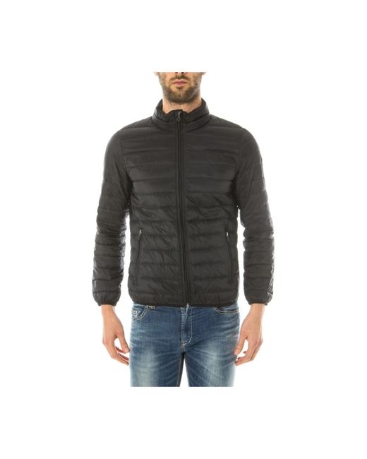 Armani Jeans Black Winter Jackets for men