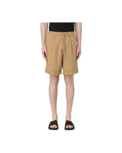 Paolo Pecora Casual Shorts in Natural für Herren