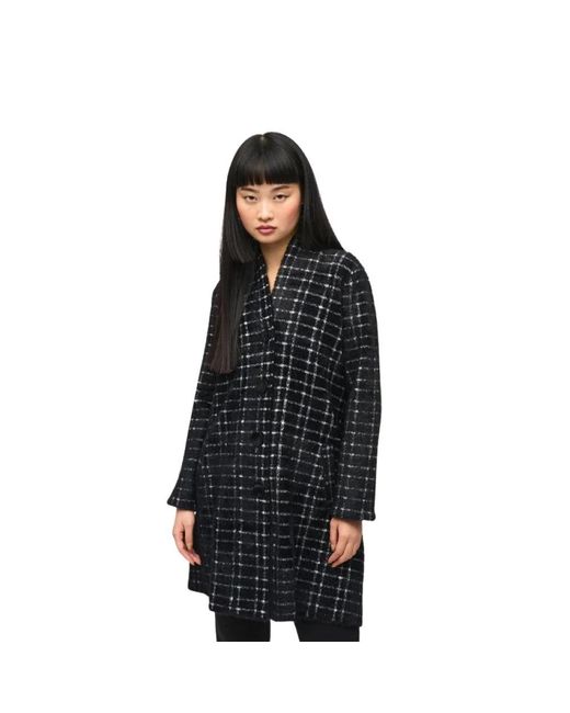 Joseph Ribkoff Black Single-Breasted Coats