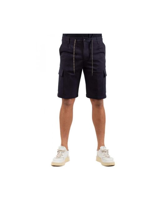 Daniele Alessandrini Blue Casual Shorts for men