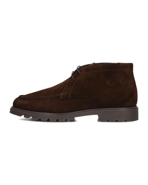 GIORGIO Bruine Suède Veterschoenen Voor in het Brown voor heren