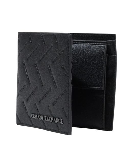 ARMANI EXCHANGE Black Wallets & Cardholders for men