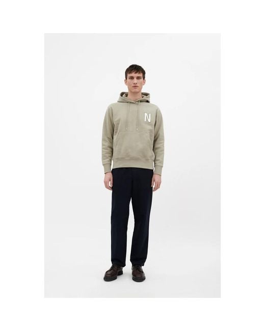 Norse Projects Green Hoodies for men
