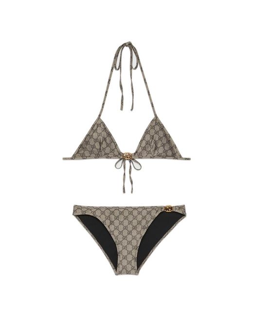 Gucci Metallic Bikinis