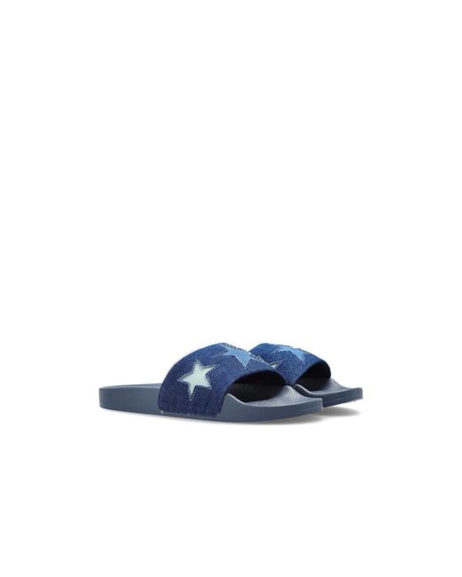 Stella McCartney Blue Sliders