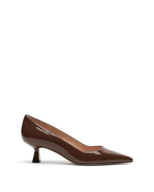 Stuart Weitzman Brown Sculpt 50 Pump