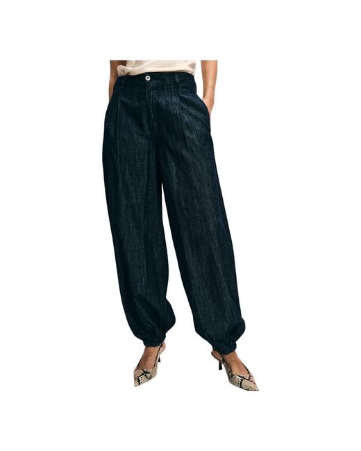 Please Blue Tapered Trousers