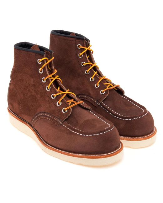 Red Wing Brown Lace-Up Boots for men