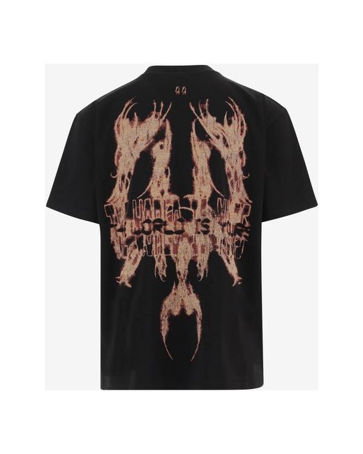 44 Label Group Black T-Shirts for men