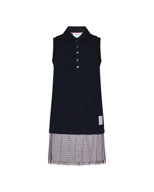 Thom Browne Blue Short Dresses