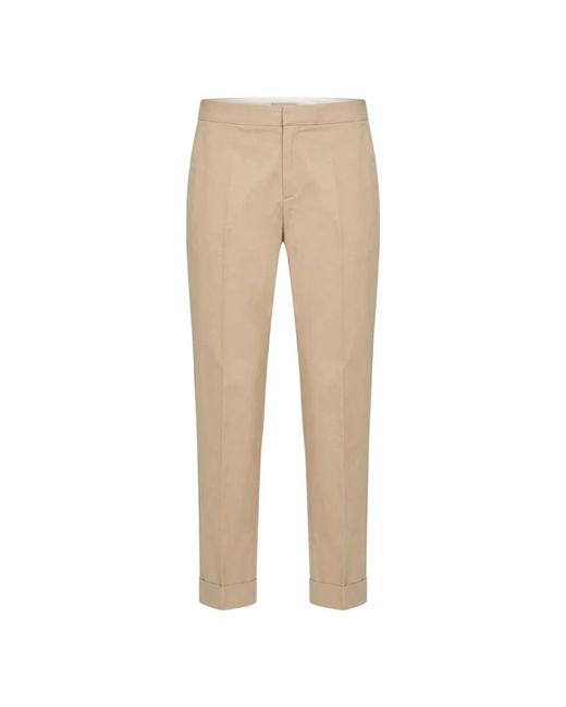 Slim-Fit Trousers Twinset de color Natural