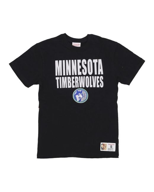 Mitchell & Ness T-Shirts in het Black voor heren