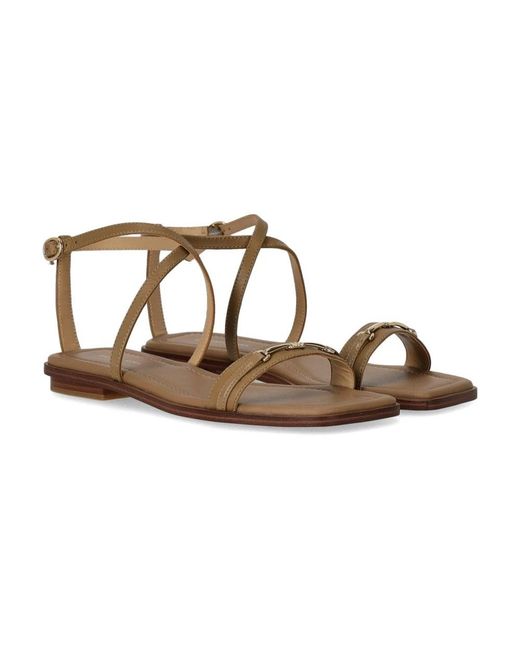 Michael Kors Brown Flat Sandals