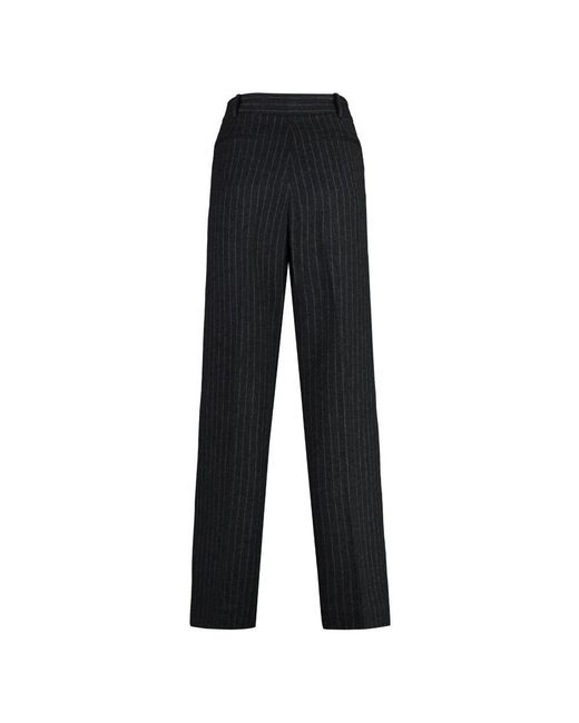 Straight Trousers di Michael Kors in Black