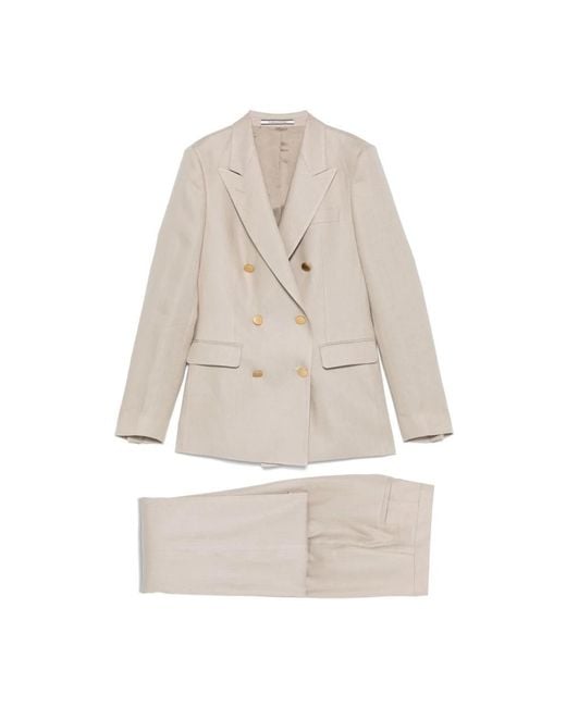 Tagliatore Natural Double Breasted Suits