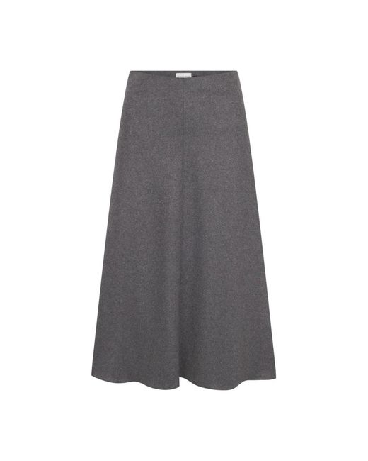 Midi Skirts Seductive en coloris Gray