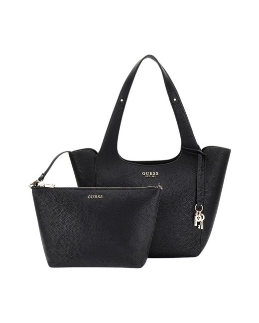 Guess Black Schwarzes Handtaschen-Set Mit Accessoires