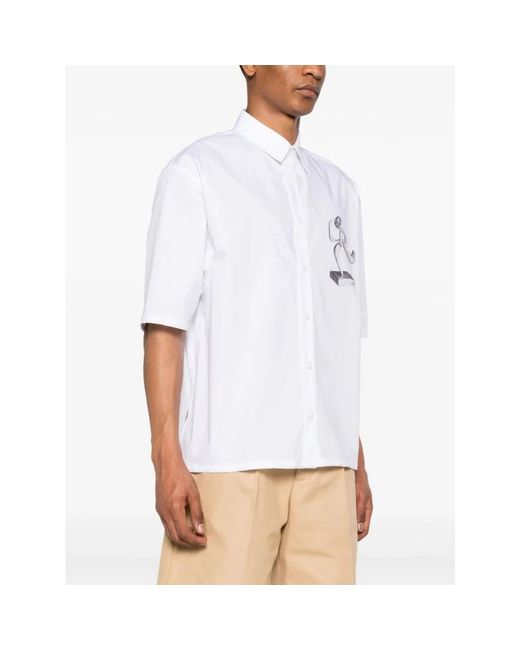 Jacquemus Short sleeve shirts in White für Herren