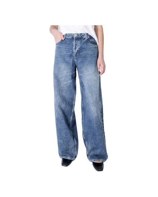 AG Jeans Blue Loose Fit Jeans