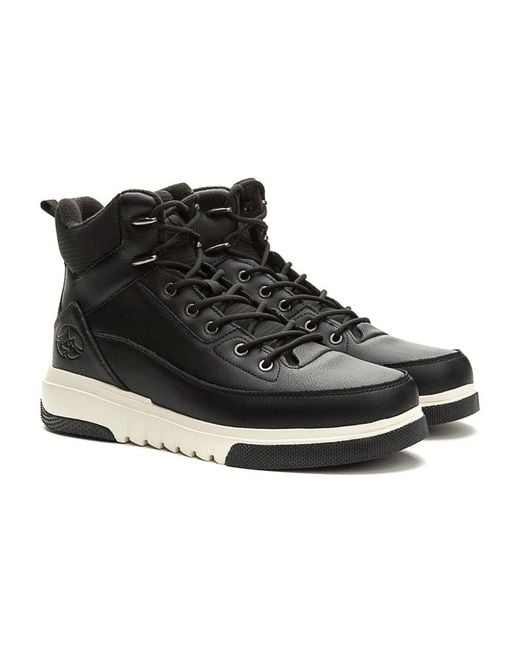 Grunberg Black Lace-Up Boots for men