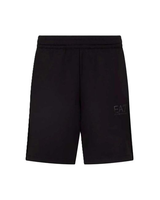 Casual Shorts di EA7 in Black da Uomo