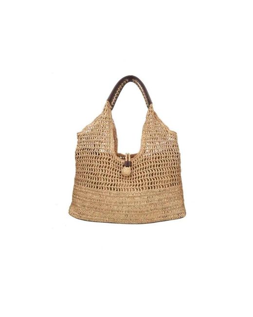 Elena Iachi Natural Handbags