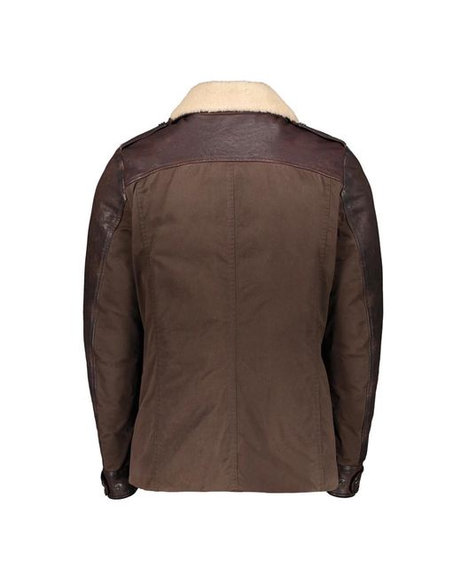 Leather Jackets Moorer de hombre de color Brown