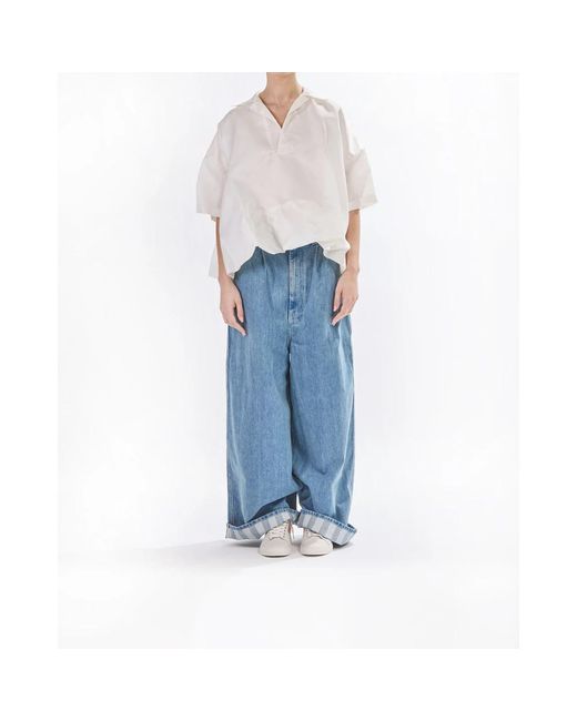 Sunnei Natural Blouses