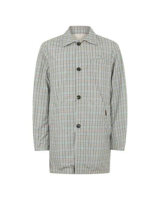 Single-Breasted Coats Moorer de hombre de color Gray