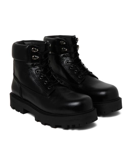Givenchy Black Lace-Up Boots for men