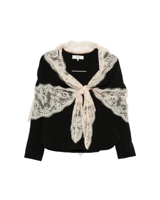 Sea Black Blouses