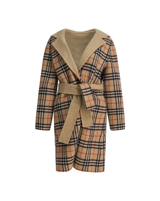 Burberry Natural Belted Coats