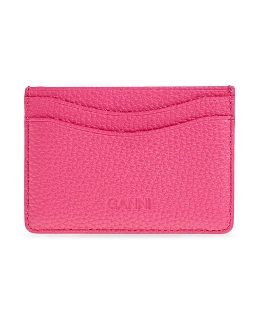 Ganni Pink Wallets & Cardholders