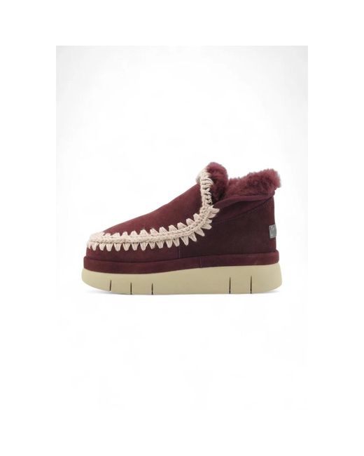 Mou Purple Winter Boots