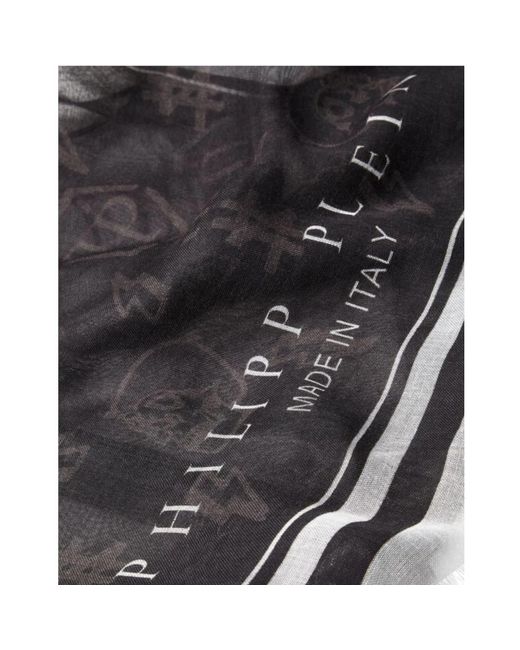 Philipp Plein Black Pocket Scarves