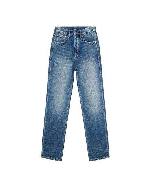 Ksubi Blue Straight Jeans for men