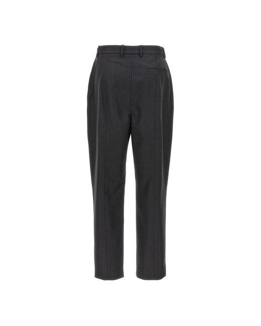 McQueen Gray Straight Trousers