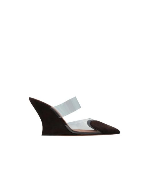 Alaïa Black Heeled Mules