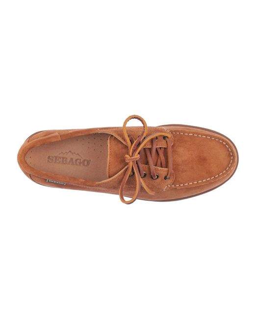 Sebago Brown Laced Shoes for men