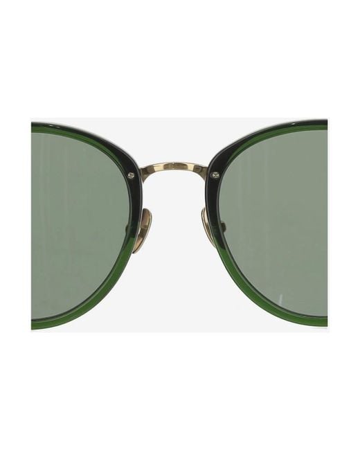 Linda Farrow Green Sunglasses