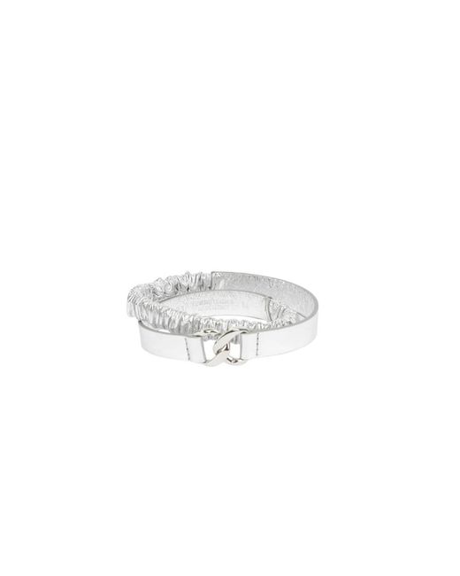 Orciani Elastische Leren Riem in het White
