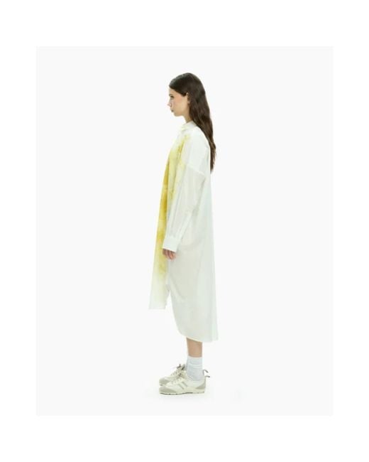 Malloni Yellow Shirt Dresses
